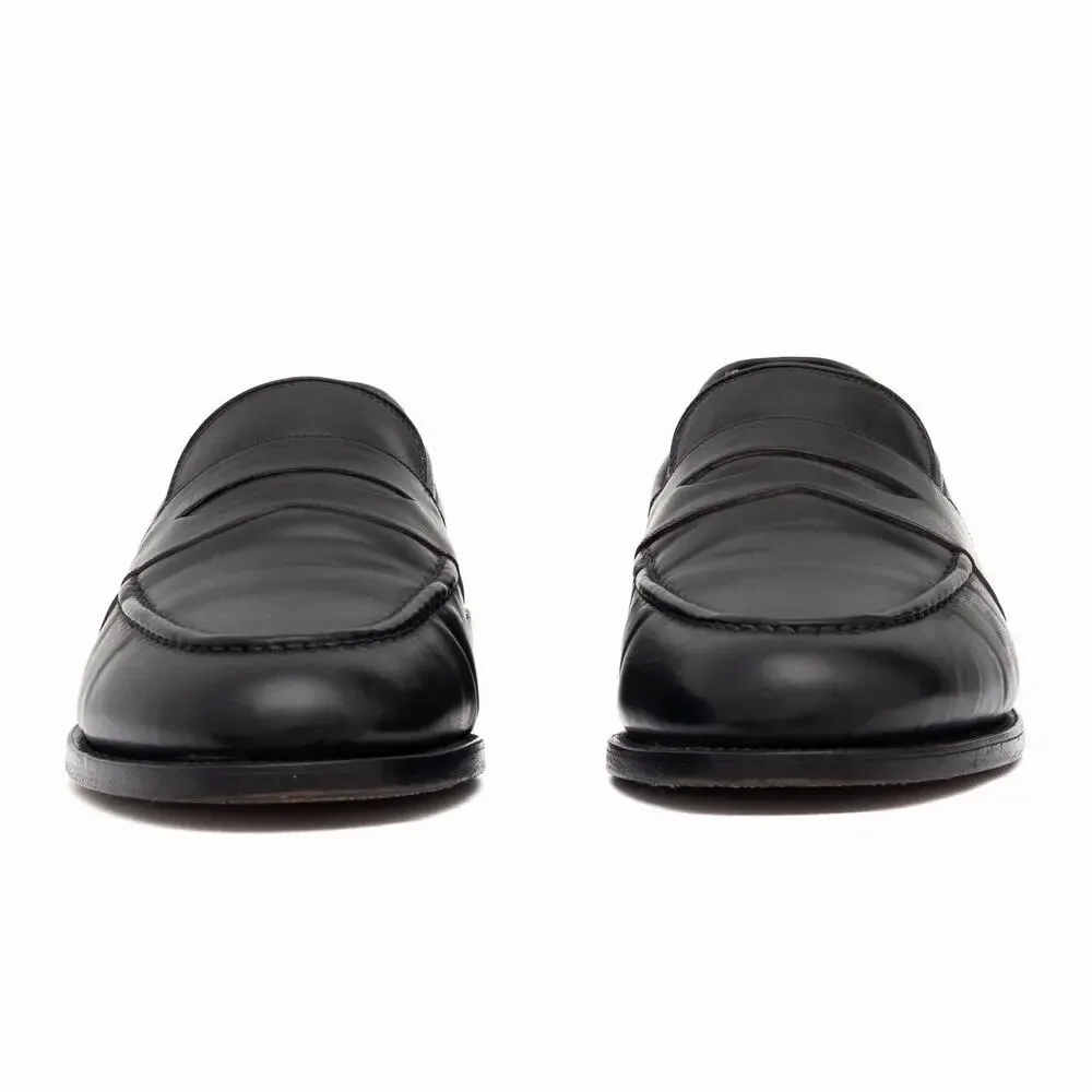 $850 Allen Edmonds Randolph Black Shell Cordovan Penny Loafer — US 10 EEE